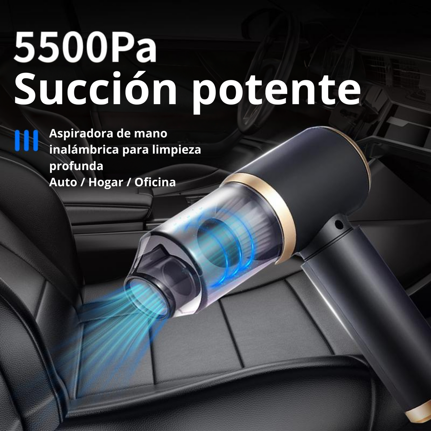 TurboVac Pro – Aspiradora Inalámbrica de Mano