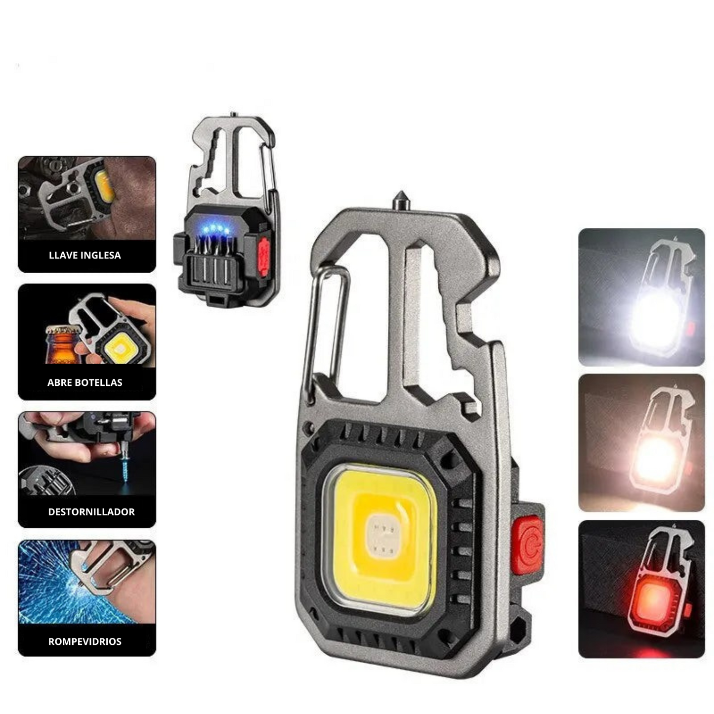 Compact Mini LED Keychain Flashlight - Lightweight and Powerful Portable Light